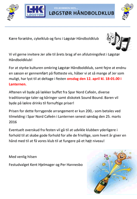 Afslutningsfest 2017