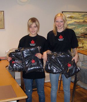 U14 piger pÃ¥ kredsholdet med sponsorgaver